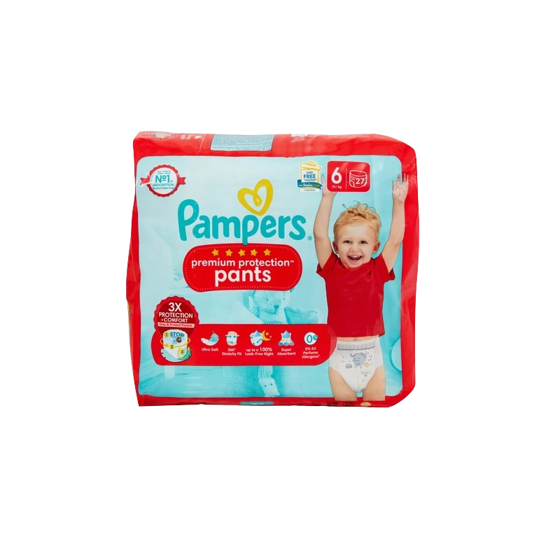 Couches culottes premium protection taille 6 +15kg x27