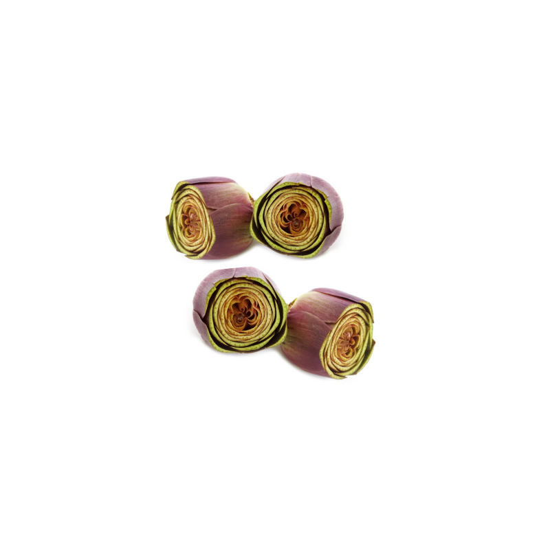 Coeur Artichaut Violet x4