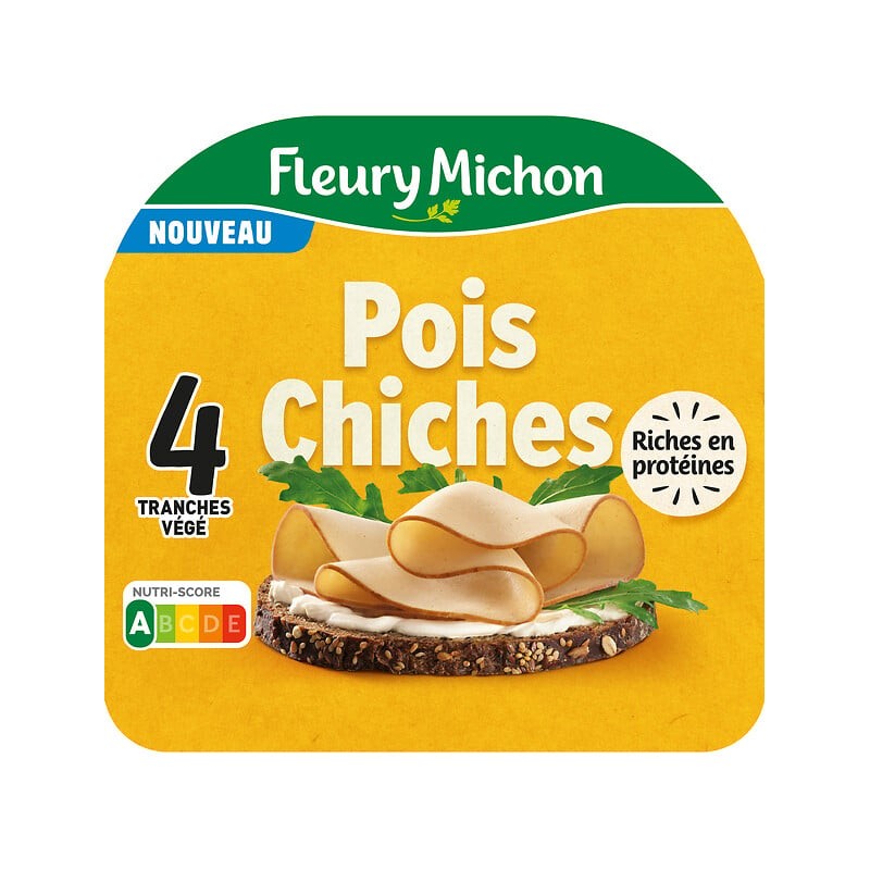 Tranches végétariennes aux pois chiches x4 120g
