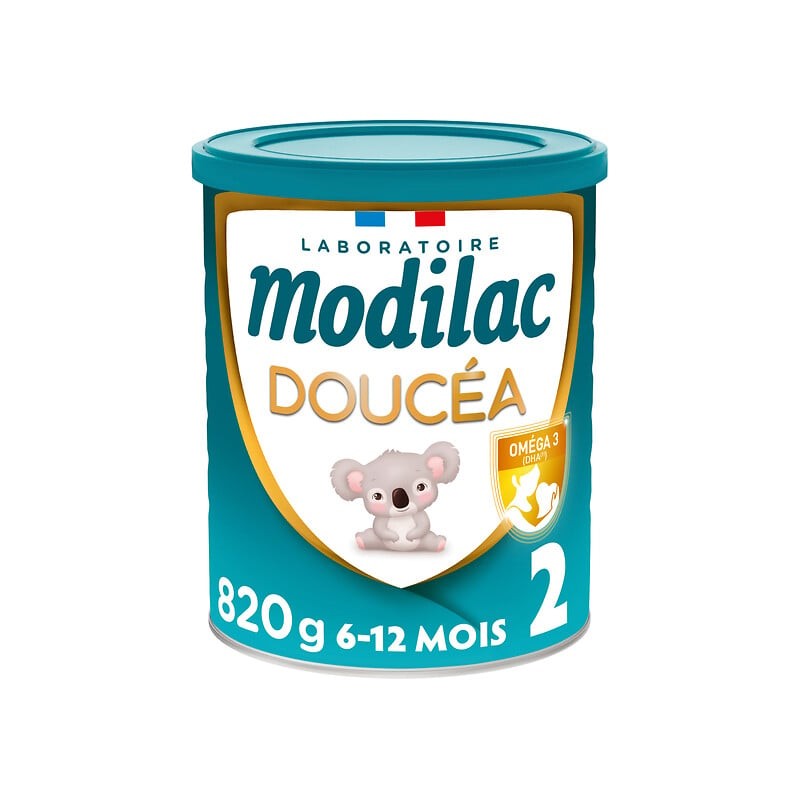 Lait en poudre doucéa 2 2ème âge dès 6 mois 820g