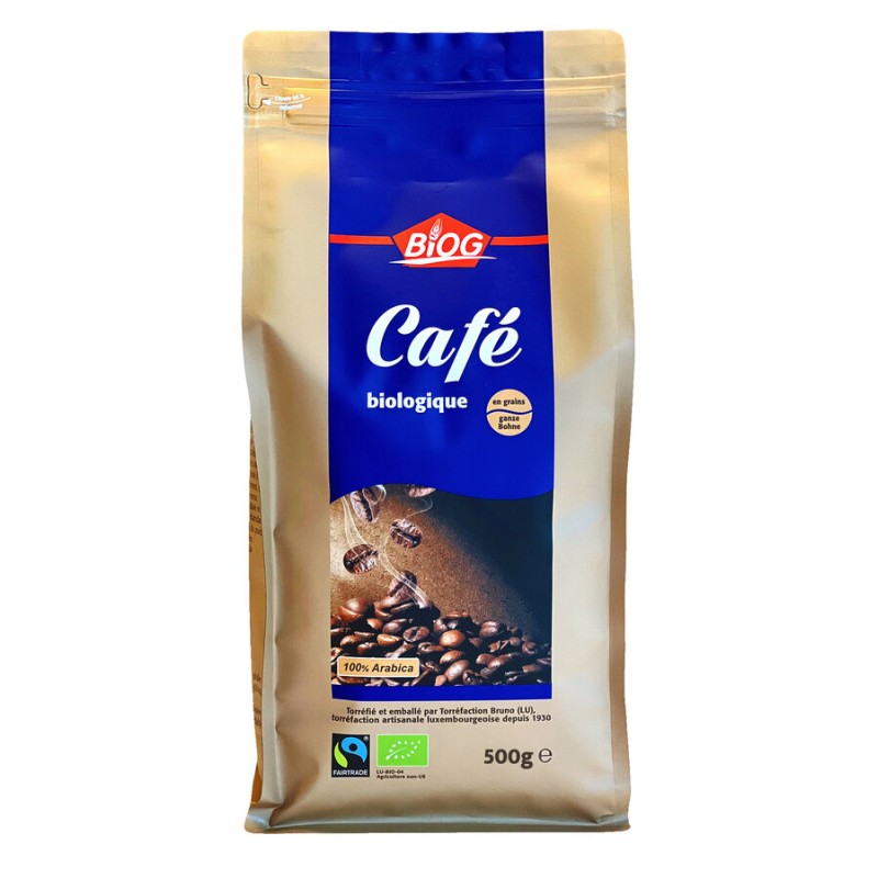 Café en grain entier bio 500g