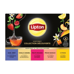 Coffret thés noirs parfumés sachet pyramide x50