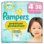 Couches premium protection taille 4 9-14kg x38