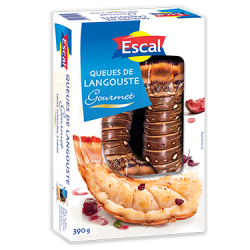 Queues de langouste crues x2 390g