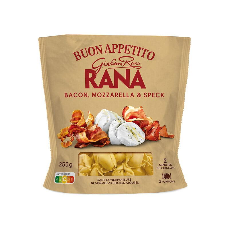 Tortellini au bacon mozzarella et speck 250g