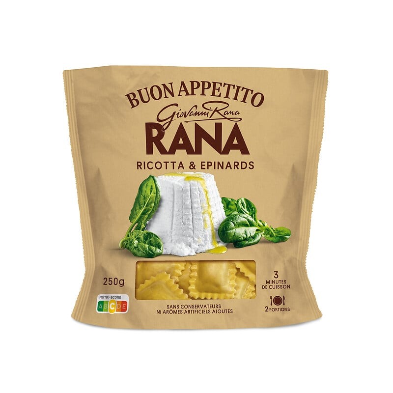 Ravioli ricotta et épinards 250g