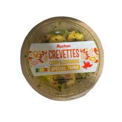 Crevettes sauce curry coriandre 100g