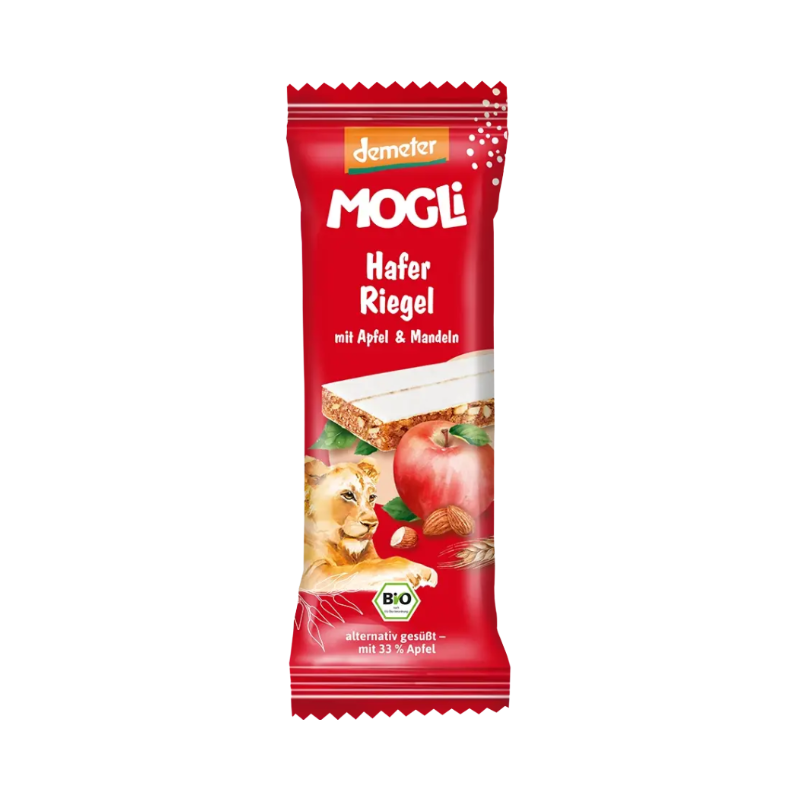 Barre avoine pomme bio dès 3 ans 25g