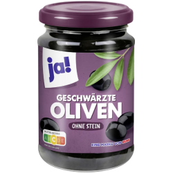 Olive noire dénoyautée 320g