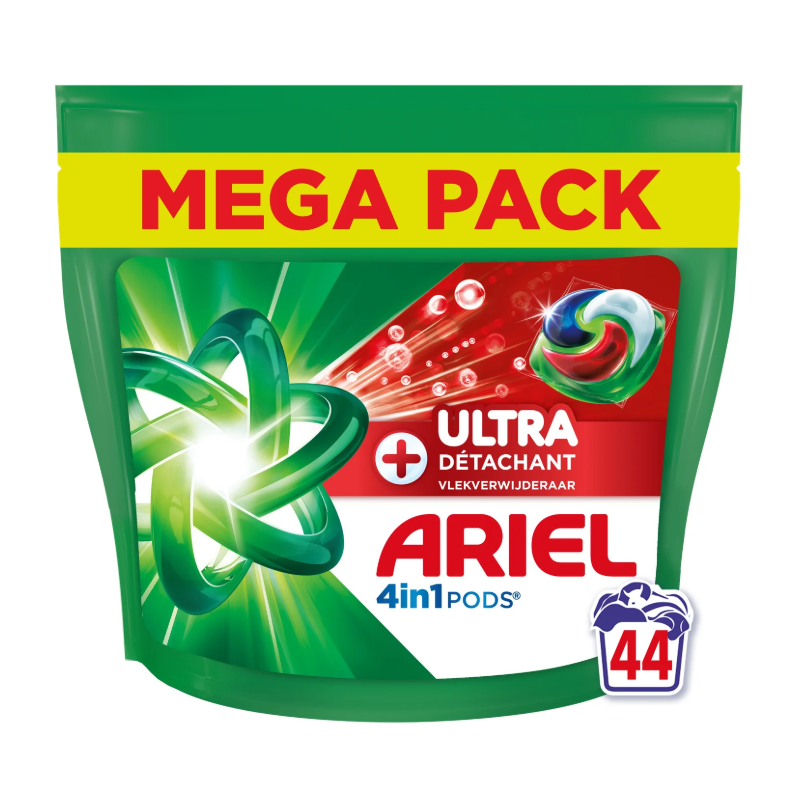 Pods de lessive 4en1 ultra détachant x44