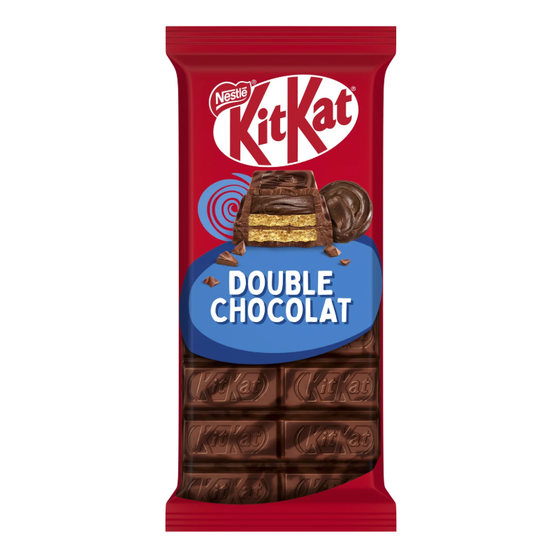 Tablette double chocolat 99g
