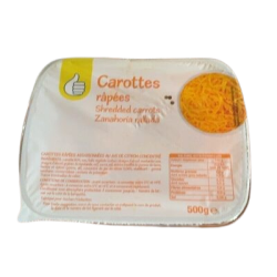 Carottes râpées 500g