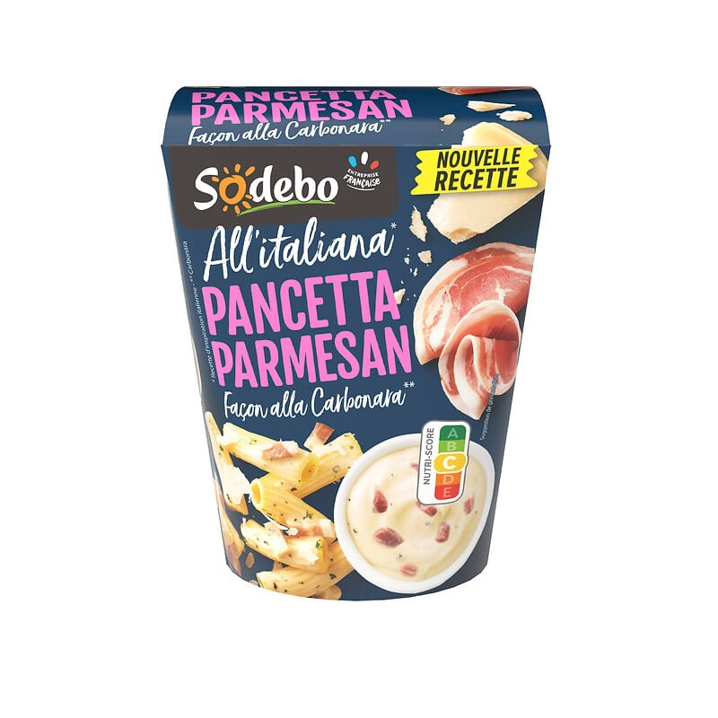 Box all'italiana pancetta parmesan AOP façon à la carbonara 280g
