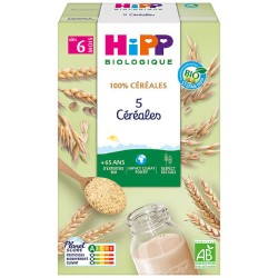 5 céréales en poudre bio dès 8 mois 250g