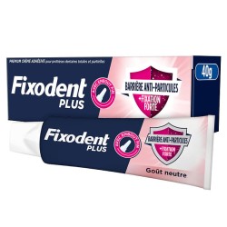 Crème adhésive fixation forte barrière anti-particules goût neutre 40g