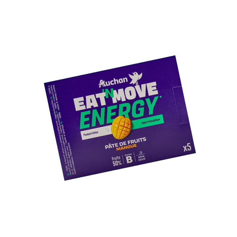 Pâte de fruits energy mangue x5 125g
