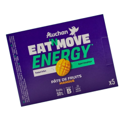 Pâte de fruits energy mangue x5 125g