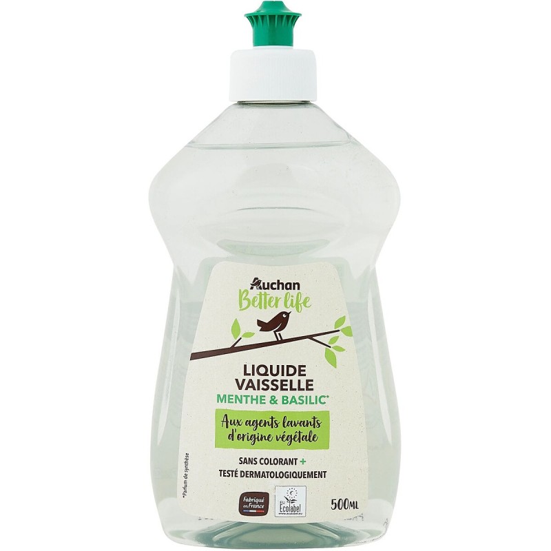 Liquide vaisselle menthe basilic 500ml