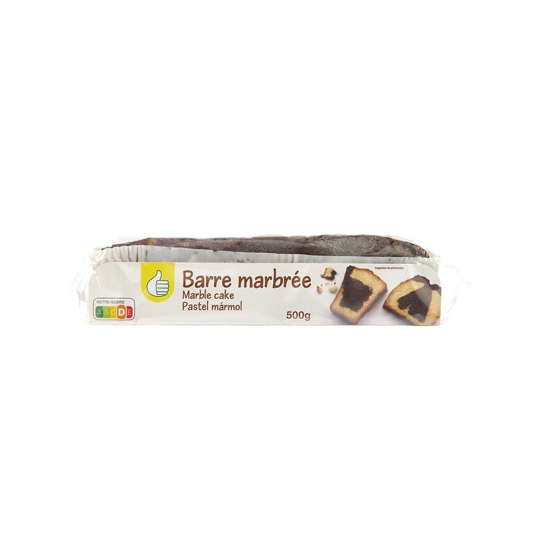 Gâteau marbré moelleux 500g