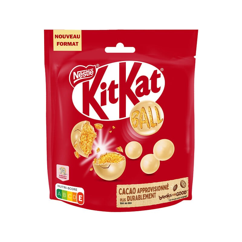 Billes chocolatées au chocolat blanc 200g