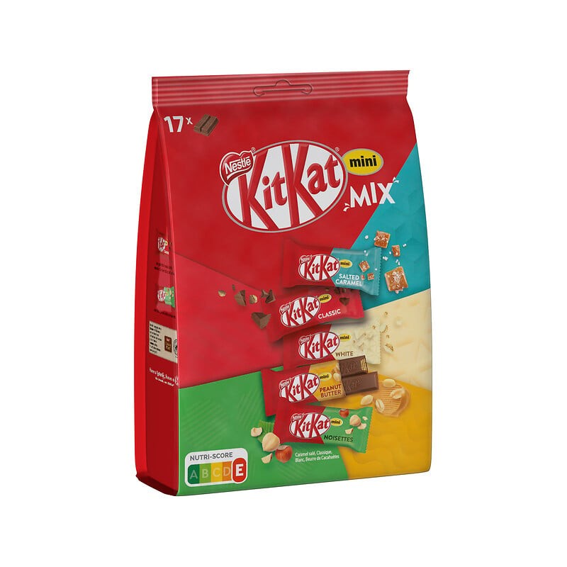 Mini mix barres chocolatées x17 241g