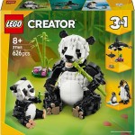 Creator 3en1 les animaux sauvages la famille des pandas 31165