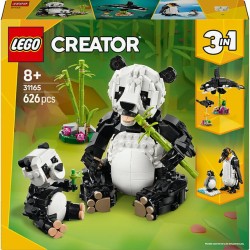Creator 3en1 les animaux sauvages la famille des pandas 31165