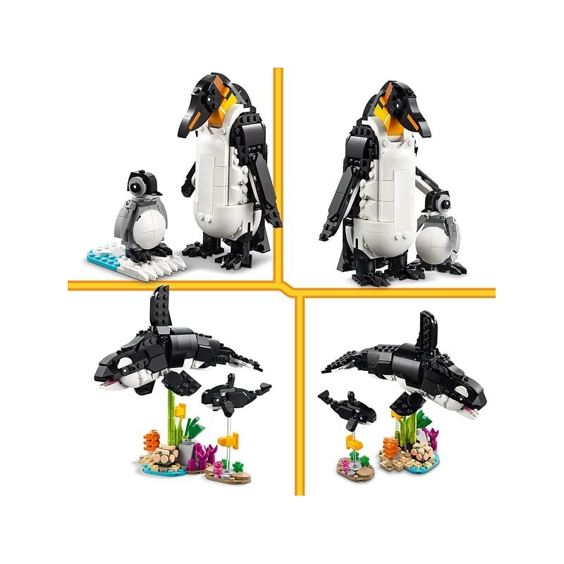 Creator 3en1 les animaux sauvages la famille des pandas 31165