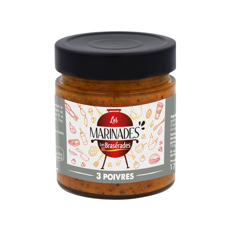 Marinade 3 poivres 170g
