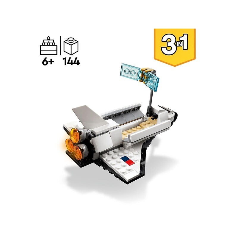 Creator 3en1 la navette spatiale 31134