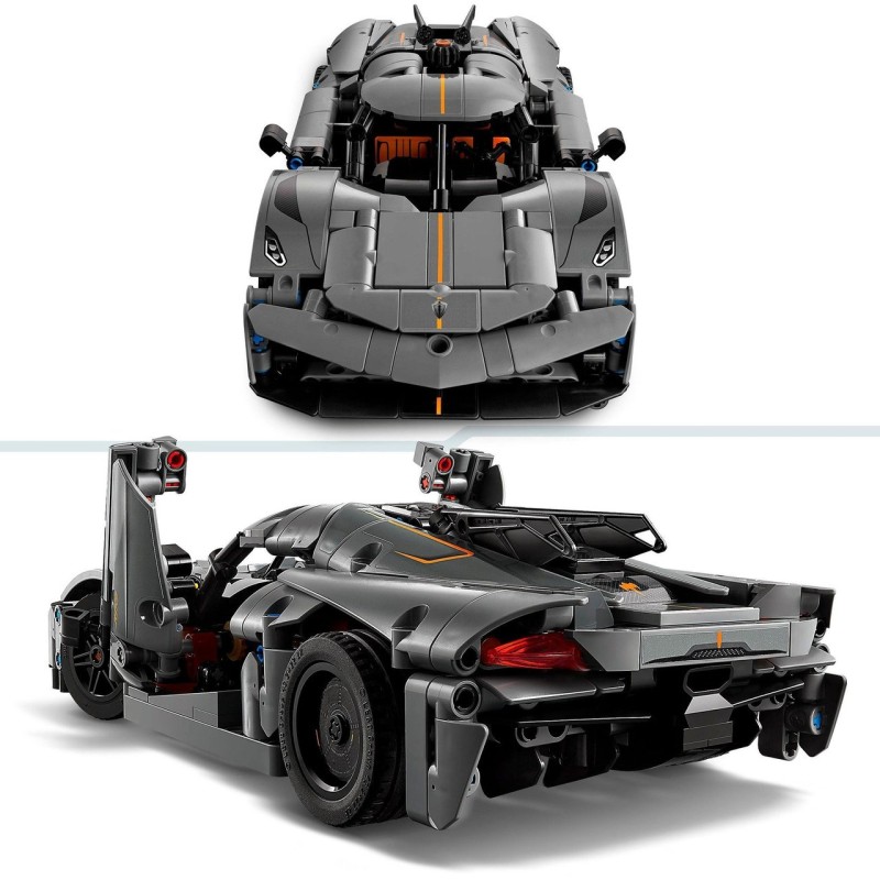 Technic Hypercar Koenigsegg Jesko Absolut grise 42173