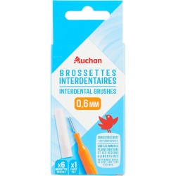 Brossettes interdentaires 0.6mm x6