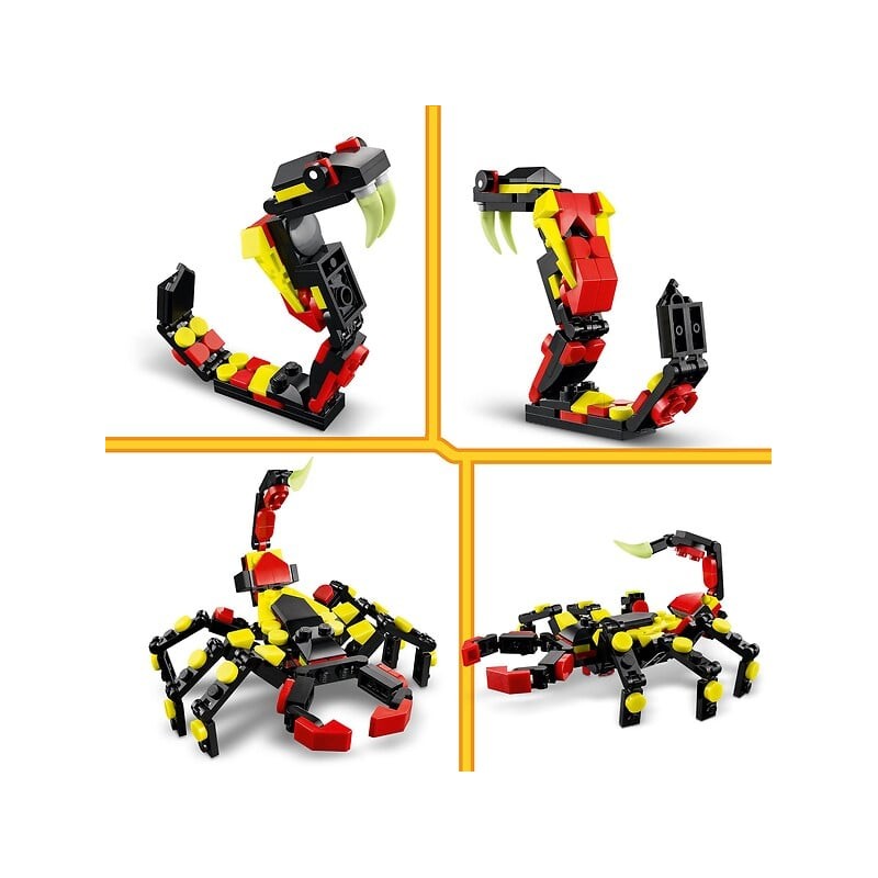 Creator 3en1 animaux sauvages   l'araignée surprenante 31159 dès 7 ans