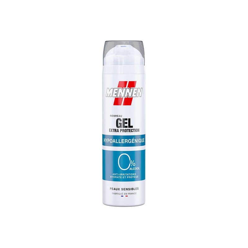 Gel de rasage extra protection 0% alcool peaux sensibles 200ml