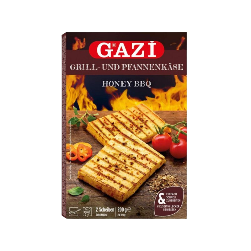 Fromage à griller et à poêler miel barbecue 2x100g