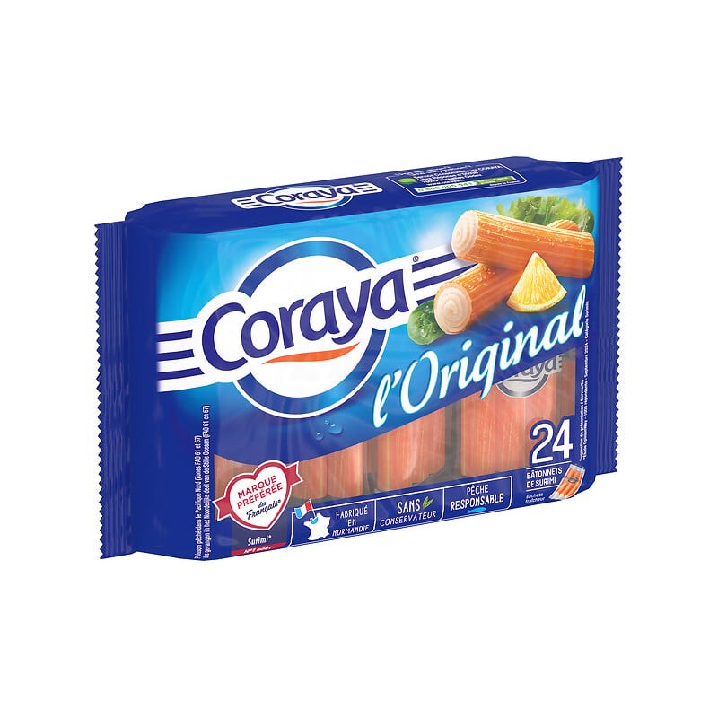 Bâtonnets de surimi l'original x24 360g