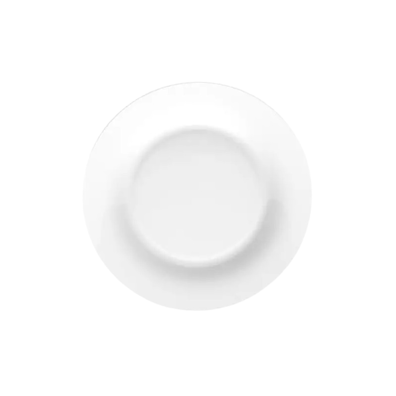 Assiette plate 25cm blanc x1
