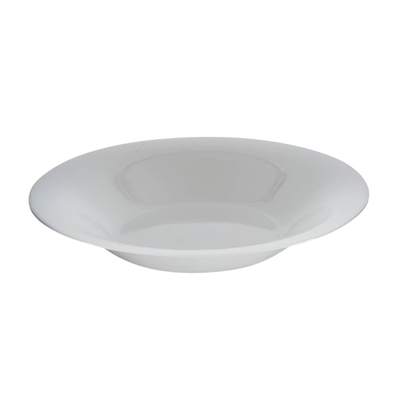 Assiette creuse 20cm blanc x1