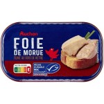 Foie de morue MSC fumé au bois de hêtre 120g