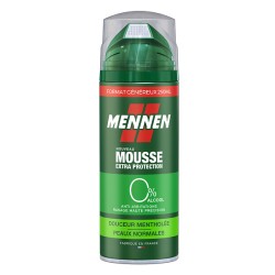 Mousse à raser extra protection douceur mentholée 0%alcool 250ml