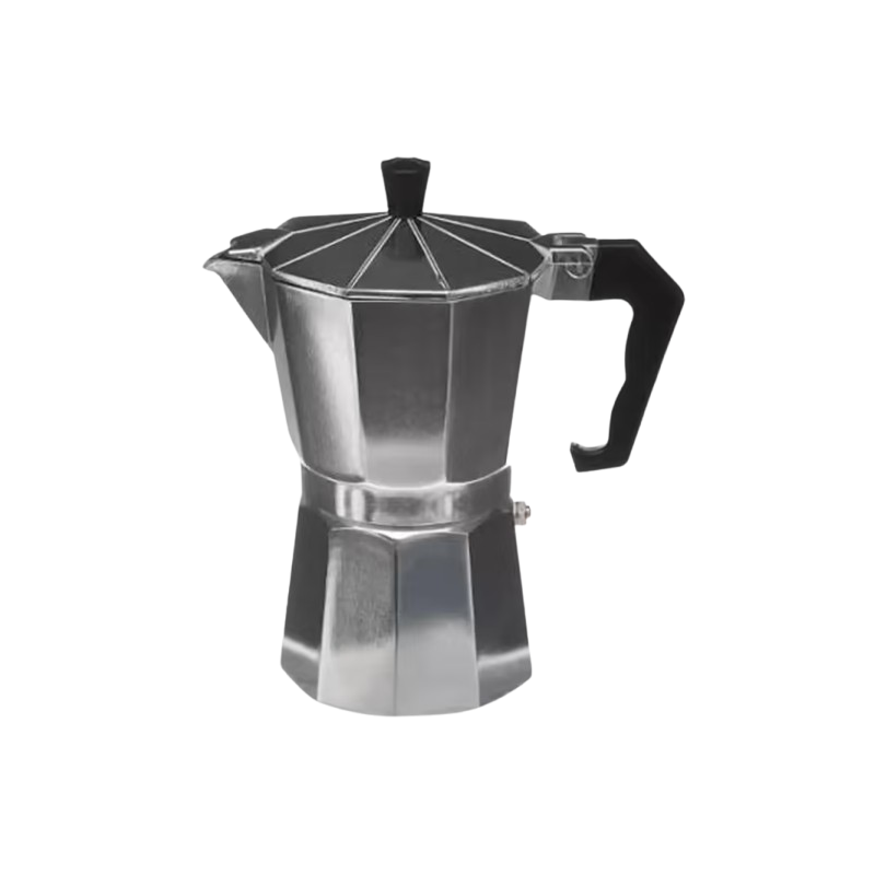 Cafetière italienne 6 tasses 18cm argent