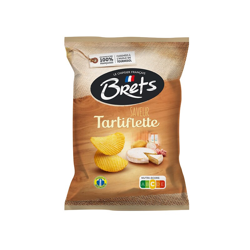 Chips ondulées saveur tartiflette 125g