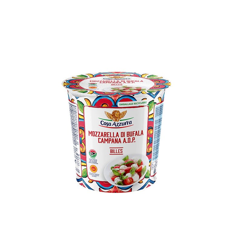 Mozzarella billes di bufala campana AOP 120g