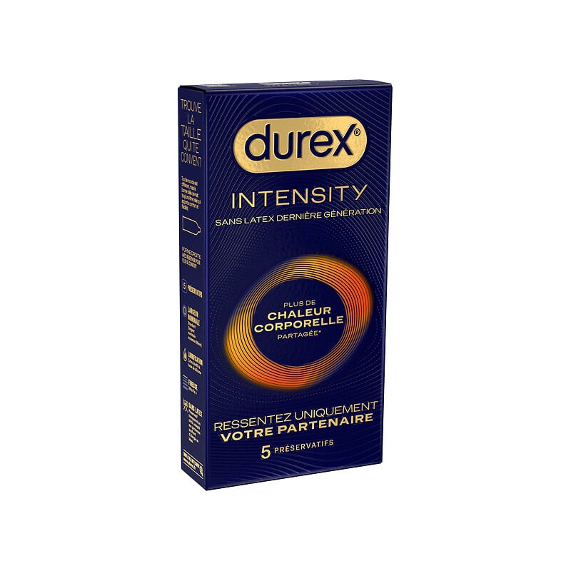 Préservatifs intensity sans latex x5