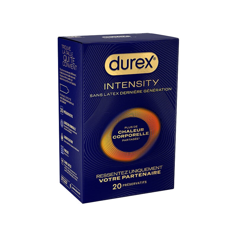 Préservatifs intensity sans latex x20