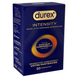 Préservatifs intensity sans latex x20