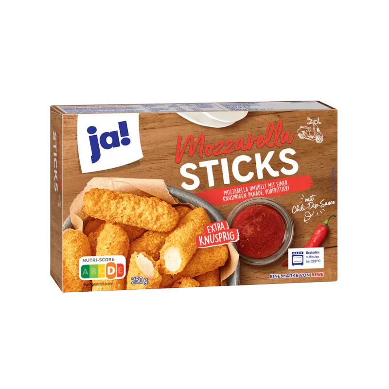 Bâtonnets de mozzarella 250g