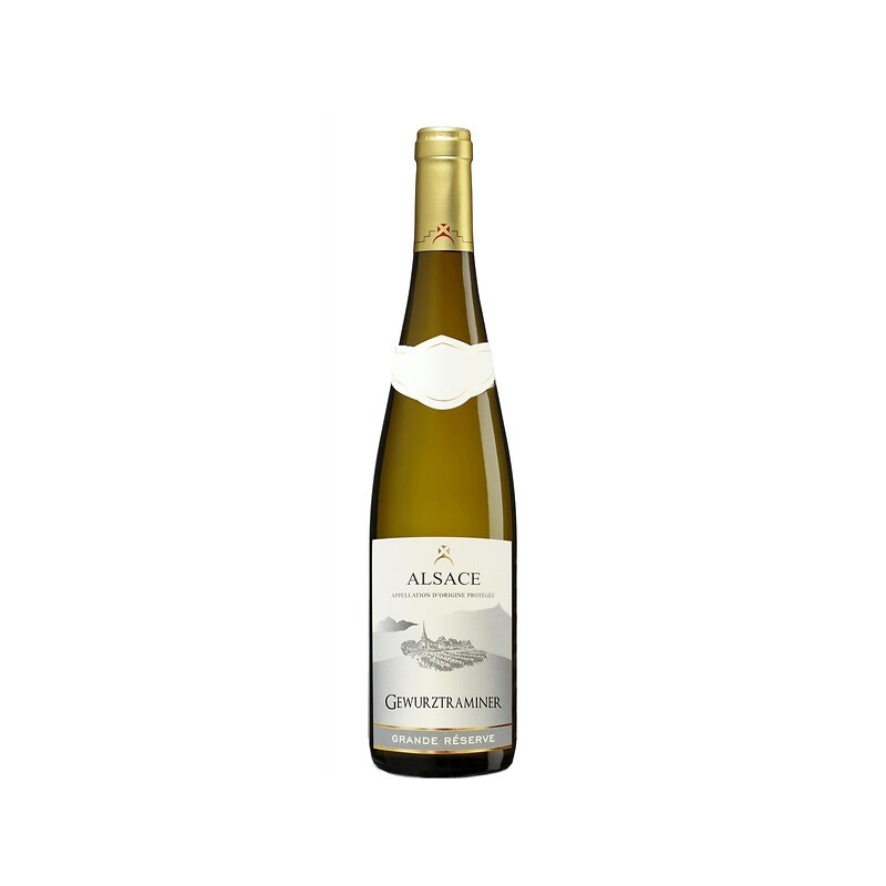 Vin blanc AOP Alsace Gewurztraminer Pfaffenheim grande réserve 13.5% 75cl