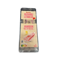 Sandwich jambon beurre 125g