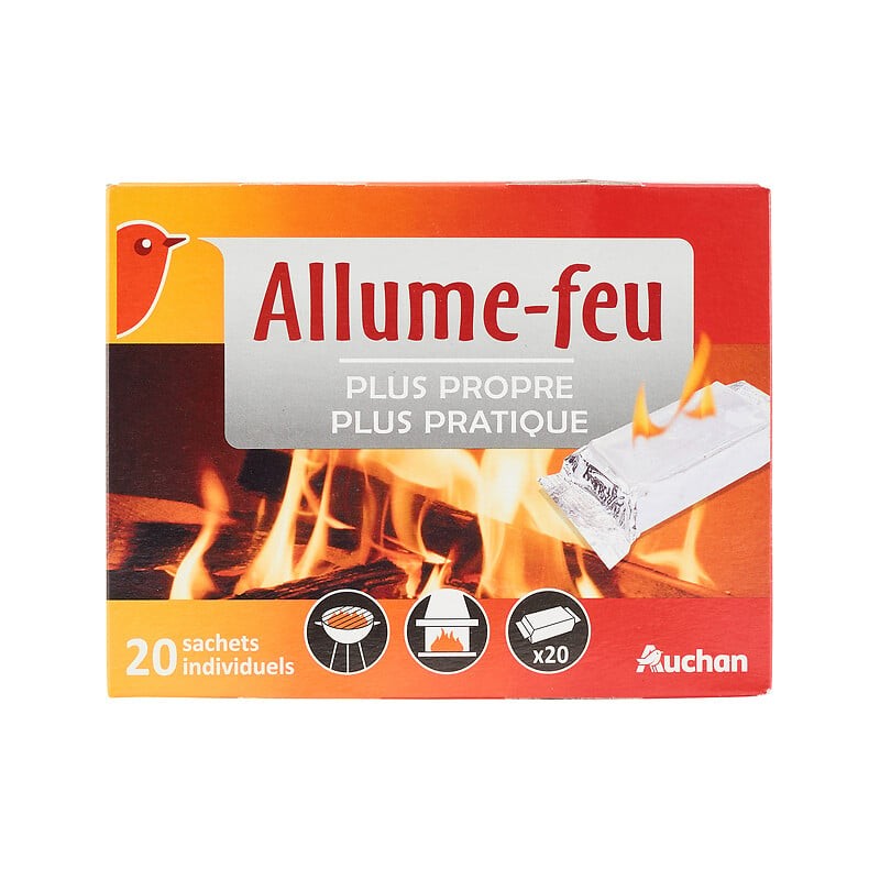 Allume-feu en sachets individuels x20